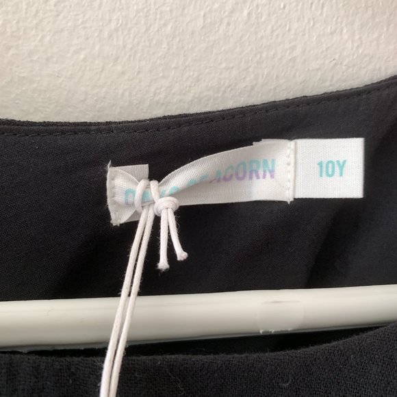 NWT - OAKS OF ACORN GIRLS BLACK DRESS - Picture 3 of 5